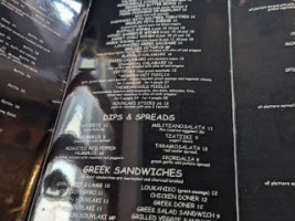 Aegean Grill menu