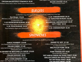 Ej Karz menu