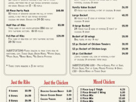 Allen K Ryan's menu