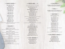 Luca Trattoria Pizzeria menu