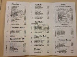 Louie's Pizza (great Meadows) menu