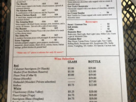 Cove At Lake Blackshear menu