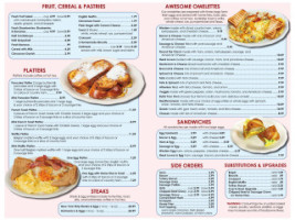 Round the Clock Diner menu