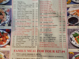 Peking menu