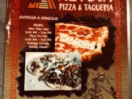 Azteca Pizza Taqueria menu