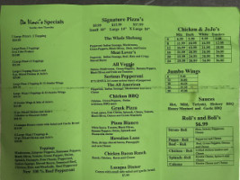 Davinci’s menu