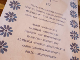 Pancho And Lefty's menu