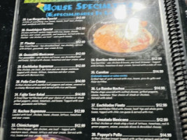 Señor Jalapeños menu