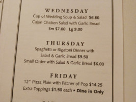 Uptown Pizza (liberty) menu