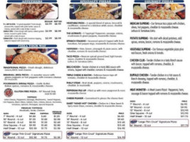 Pizza Joe's menu