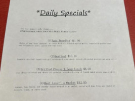 City Diner menu