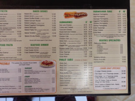 Rosita's Pizza menu