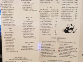 Asian Garden menu