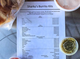 Sharky's Burrito Company food