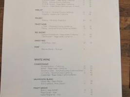 Jwilson's menu