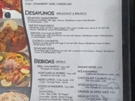 Rosi's Salvadoran Fusion Cuisine menu