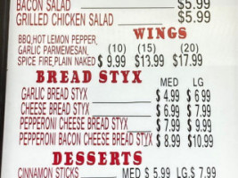 Citti's Pizza Skillman Street menu