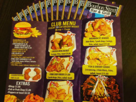 Bourbon Street Grill menu