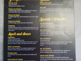 Catalina's Authentic Mexican Cuisine Tacos menu