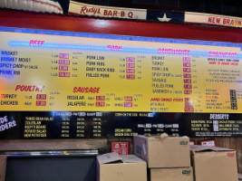 Rudy 's Country Store And -b-q menu