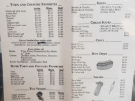 Town Country Market menu