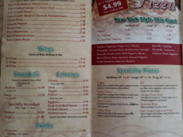 Emangeo's Brick Oven Pizza menu