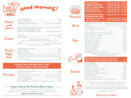 The Pancake Shop In Hot Spr menu