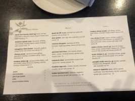 Saffron Burlingame menu