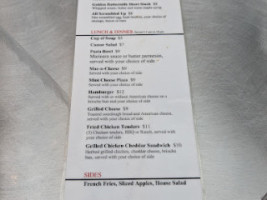 Bayfront Grille menu