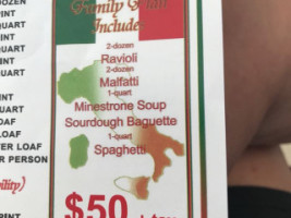 Clemente's Authentic Italian Take Out menu