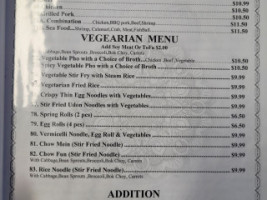 Pho'dera Vietnamese Noodle House menu