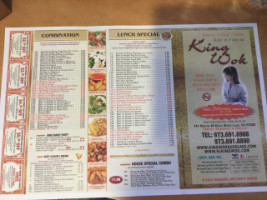 King Wok menu