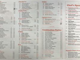 China Inn menu