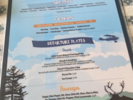 Cloud 9 Cafe menu