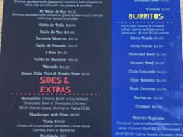 La Pasadita Mexican Food menu