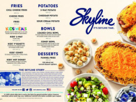 Skyline Chili menu