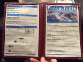 Bull's Tooth Pub Eatery menu