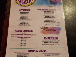 Papa Dubi's menu