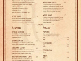 Rosewater Grill Tavern menu