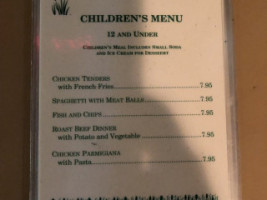 The Pond menu