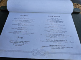 The Helm: Provisions Coastal Fare menu