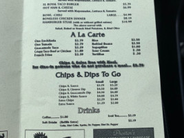 El Royal menu