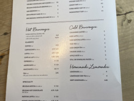 Le Pain Quotidien menu