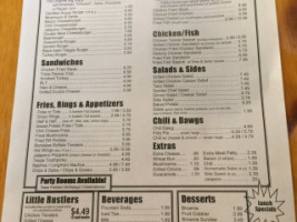 The Longhorn Cafe menu