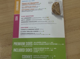 Tropical Smoothie Cafe menu