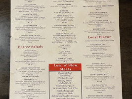 Main Street Barbecue menu