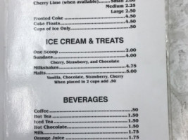 Stanton Drug Grill menu