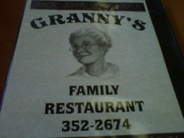 Granny's Family menu