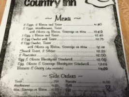 Country Inn menu