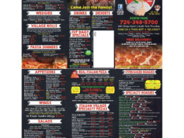 Italian Village Pizza menu